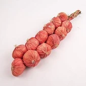 Nettenevime Yapay Soğan Salkımı Süs Sahte Kahverengi Soğan Yapay Meyve Sebze thumbnail 1