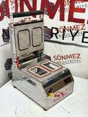 Sönmez Vakum Ft54 Çiftli Tabak Kapatma Makinesi Tabak Yapıştırma Makinesi - 1