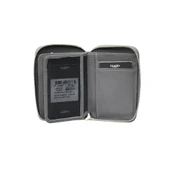 Guard Antrasit  Hakiki Deri Fermuarlı Guti Mat Deri Mini Cüzdan - GRD250207WT1849 thumbnail 4