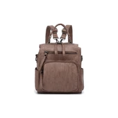 Yıkama Deri Sırt Askılı Kadın Çantası 21K Barcelona 1915 thumbnail 1