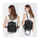 Yıkama Deri Sırt Askılı Kadın Çantası 21K Barcelona 1915 thumbnail 5