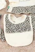 Leopar Desenli 6li Hastane Çıkışı Seti %100 Pamuk - 3