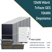 12KW TRİFAZE HİBRİT SİSTEM 3 - 4