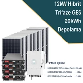 12KW TRİFAZE HİBRİT SİSTEM 4 - 7