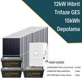 12KW TRİFAZE HİBRİT SİSTEM 3 - 7