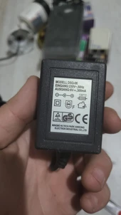6v 6 volt adaptör 300 ma fotoğraftaki ürün ikinci el - 1