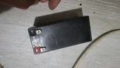 12 volt akü 1.2 amper küçük ikinci el dolu - 2
