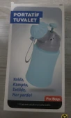 Portatif tuvalet 20 cm yol kamp tatil - 1