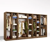 Midoser Kardelen Serisi Atlantik Çam 9 Kapaklı 14 Raflı 340 Cm Elbise Dolabı - Gardırop Seti - 7