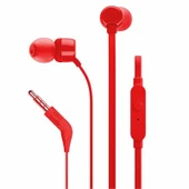 JBL Tune 160 Kulakİçi Mikrofonlu Kulaklık Kırmızı - 1