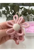 klubeconcept El Yapımı Makrome Çiçek Anahtarlık Doğal Ve Şık Tasarım - 1