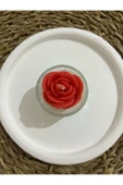 klubeconcept Gül Şeklinde Dekoratif Mum  Romantik ve Şık Tasarım - 4