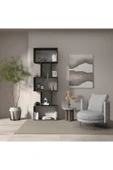 klubeconcept Modern Antrasit Kitaplık  Estetik - 1