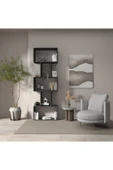 klubeconcept Modern Antrasit Kitaplık  Estetik - 5