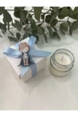 klubeconcept Mavi Prens Temalı Özel Hediye Kutusu & Mum Seti - 5