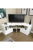 klubeconcept Teraryumlu Köşe ve Dar alanlar için Çok Amaçlı TV ünitesi - 2