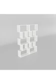 klubeconcept Modern Beyaz Kitaplık Estetik  Kütüpane - 5