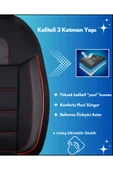 Z&C MAXTECH Focus Araçlara Uyumlu Tam Takım Özel Tasarım Oto Koltuk Kılıfı Seti ABk154 - 4