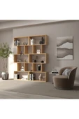 klubeconcept Modern Meşe Kitaplık Estetik - 5
