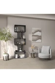 klubeconcept Modern Antrasit Kitaplık  Estetik - 3