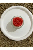 klubeconcept Gül Şeklinde Dekoratif Mum  Romantik ve Şık Tasarım - 6