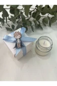 klubeconcept Mavi Prens Temalı Özel Hediye Kutusu & Mum Seti - 3