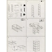 Çok Amaçlı Dolap 3 Çekmeceli Orta Boy Komodin Sehpa Füme 1599 - 9