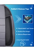 Z&C MAXTECH Renault Symbol Araçlara Uyumlu Tam Takım Özel Tasarım Oto Koltuk Kılıfı Seti ACVG213 - 4