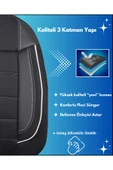 Z&C MAXTECH Renault Megane 2 Araçlara Uyumlu Tam Takım Özel Tasarım Oto Koltuk Kılıfı Seti  ACVB210 - 4