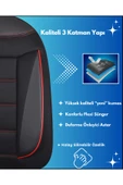 Z&C MAXTECH Volkswagen Passat B7 Araçlara Uyumlu Tam Takım Özel Tasarım Oto Koltuk Kılıfı Seti AFK233 - 4