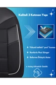 Z&C MAXTECH Skoda Fabia Araçlara Uyumlu Tam Takım Özel Tasarım Oto Koltuk Kılıfı Seti   AC217 - 4