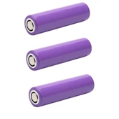 3 Adet  3.7 VOLT 1200 MAH LİTYUM LI-ION 18650 BAŞLIKSIZ ŞARJLI PİL - 1