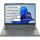 Lenovo Ideapad Slim 3i Gen 10 14IRH10 Intel I5 13420H Ddr5 8 GB 512 GB SSD Freedos 14 Inç 83K00028TR Taşınabilir Bilgisayar - 1