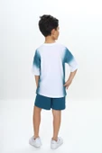 Toontoy Erkek Çocuk Garni Detaylı Playtıme Baskılı Şortlu Takım - 3