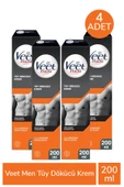 Veet Men Tüy Dökücü Krem 200 ml 4 Adet - 1