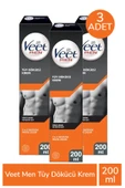 Veet Men Tüy Dökücü Krem 200 ml 3 Adet - 1