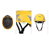Dağcı Tırmanma Bareti Sarı Renk Baş Koruyucu Kask CE En12492 Sertifikalı 51-62 cm Ayarlanabilir - 2