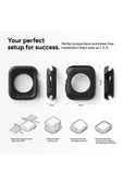 Spigen Caseology Apple Watch 45mm/44mm (Seri 9/8/7/6/SE/SE2/5/4) Kılıf Nero Black - W444-NRO-BK - 3
