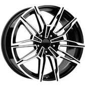 R1 Wheels 18 inç 5*112 ET30 Parlak Siyah Jant Takımı (J-3082) - 1