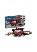 Lego City Pit Stop ve Pit Ekibi 60443 Lisanslı Üürün thumbnail 1