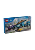 Lego City Spor Arabalı Araç Taşıma Kamyonu 60408 Lisanslı Ürün thumbnail 1