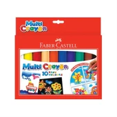 Faber Castell Multi Crayon Pastel Boya 10 Renk 112010 - 1