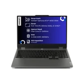 LOQ 15IAX9 Intel Core i5 12450HX 16GB 512GB SSD RTX4050 15.6" FHD Freedos Taşınabilir Bilgisayar 83GS002TTR - 1