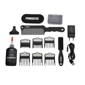 TR-4800 Tam Profesyonel 9.000rpm 8 Kademeli Saç-Sakal Kesim Makinesi +Yedek Seramik Bıçak Seti thumbnail 7