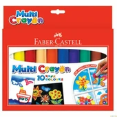 Faber Castell Multi Crayon Pastel Boya 10 Renk 112010 - 2