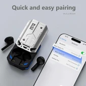 Bluetooth Kulaklık Kablosuz uzun şarj Wireless Gaming Oyuncu thumbnail 3