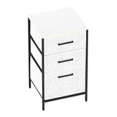 Çok Amaçlı Dolap 3 Çekmeceli Orta Boy Komodin Sehpa Gri 1600 - 6