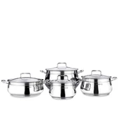 Korkmaz A1958 Estima 8 Parça Tencere Seti thumbnail 1