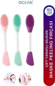 Ocean Çift Taraflı Silikon Yüz Maskesi Uygulama Ve Peeling Fırçası - 3