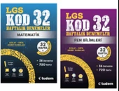 TUDEM YAYINLARI 8.SINIF LGS KOD 32 MATEMATİK - FEN BİLİMLERİ HAFTALIK DENEME - 1